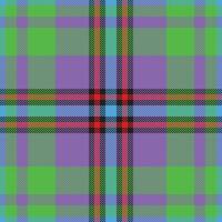 Plaid check pattern. Seamless fabric texture. Tartan textile print. vector