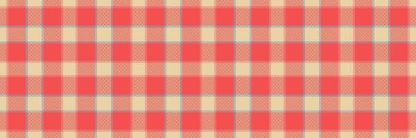 Down texture textile , striped tartan plaid seamless. Dreamy fabric background pattern check in red and light colors. vector
