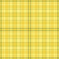 1960s plaid check tartan, aesthetic background textile fabric. King seamless pattern texture in yellow and lime colors. vector