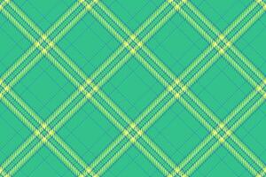 Wide seamless texture fabric, many plaid pattern. Customized textile check background tartan in mint and cyan colors. vector