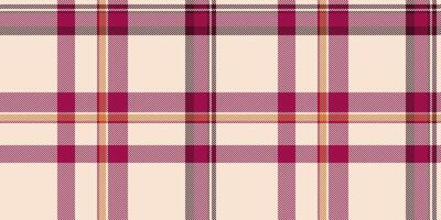 Gingham background seamless textile, quality plaid pattern tartan. Luxurious texture check fabric in light and pink colors. vector
