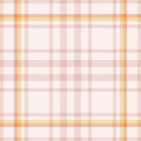 Plaid check pattern. Seamless fabric texture. Tartan textile print. vector
