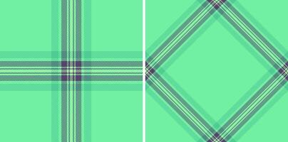 Textile tartan of seamless pattern background with a check texture fabric plaid. Set in nature colors for decorative pillows in bedroom . vector