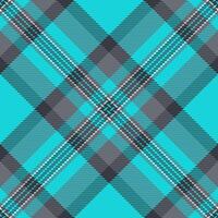 Screen textile texture plaid, sale pattern background seamless. Figure check tartan fabric in cyan and pastel colors. vector