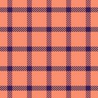Rectangle check tartan texture, tribal plaid background fabric. Victorian textile seamless pattern in red and dark colors. vector