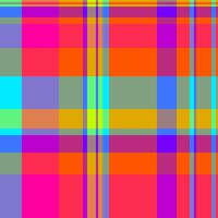Color plaid tartan texture, multicultural fabric pattern textile. Quality seamless background check in bright and pastel colors. vector