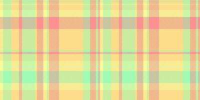 Festival check seamless fabric, customized pattern textile. Contour plaid tartan texture background in amber and green colors. vector