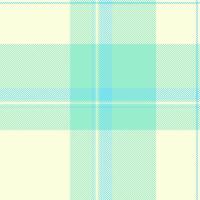 Cosy textile tartan , shape plaid seamless texture. Bandana background check fabric pattern in light yellow and mint colors. vector