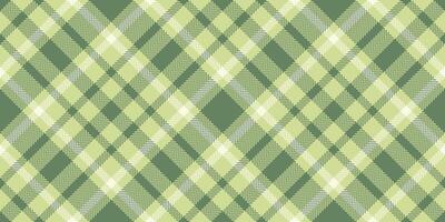 Checkered fabric textile , shabby texture check seamless. Plank plaid pattern tartan background in lime and pastel colors. vector