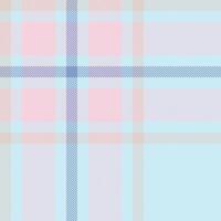 Plaid check pattern. Seamless fabric texture. Tartan textile print. vector