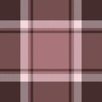 Plaid check pattern. Seamless fabric texture. Tartan textile print. vector