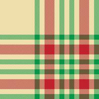 Plaid check pattern. Seamless fabric texture. Tartan textile print. vector