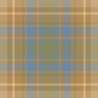 Plaid check pattern. Seamless fabric texture. Tartan textile print. vector