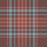 Plaid check pattern. Seamless fabric texture. Tartan textile print. vector