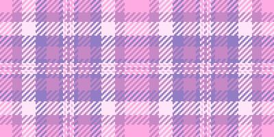 Tidy pattern seamless tartan, shabby background fabric textile. Foot plaid texture check in purple and light colors. vector