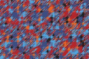 Modern glitch background. Color geometric abstract pattern . vector