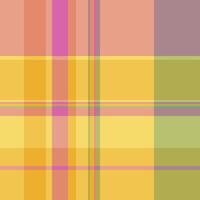 Micro seamless plaid background, picture textile texture . Thin check tartan fabric pattern in amber and yellow colors. vector