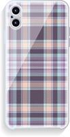 Smartphone cover design mockup. Template geometric pattern for mobile phone back part. Flat design. vector