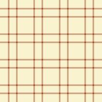 Strip texture tartan textile, relief background seamless fabric. Abstract pattern plaid check in orange and light colors. vector