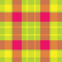Plaid check pattern. Seamless fabric texture. Tartan textile print. vector
