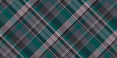 Identity fabric pattern , fur seamless check texture. Furniture background textile plaid tartan in pastel and teal colors. vector
