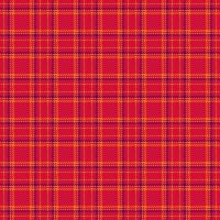 Winter check plaid textile, seasonal fabric background texture. Give seamless pattern tartan in red and bright colors. vector