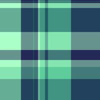 Factory pattern fabric seamless, scarf plaid textile background. Summer tartan texture check in teal and cyan colors. vector
