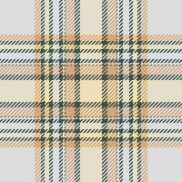 Plaid check pattern. Seamless fabric texture. Tartan textile print. vector