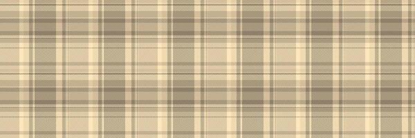 Tie tartan plaid textile, realistic pattern texture seamless. 20s check background fabric in pastel and light colors. vector