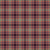 Classical background textile, poncho seamless texture pattern. Full check tartan plaid fabric in pink and black colors. vector