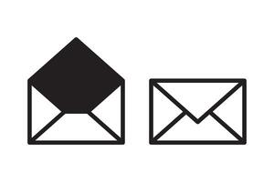 Mail icon sign. Letter envelope symbol. Message send to address illustration. vector