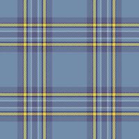 Plaid seamless pattern in blue. Check fabric texture. textile print. vector