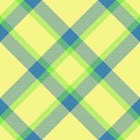 fabric check of tartan seamless pattern with a plaid texture background textile. vector