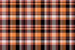 Furry tartan pattern , proud texture fabric seamless. Business background textile check plaid in orange and red colors. vector