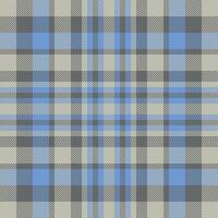 Plaid check pattern. Seamless fabric texture. Tartan textile print. vector
