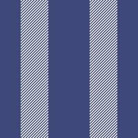 Proud textile lines background, discount seamless pattern texture. Colour stripe vertical fabric in blue and white colors. vector
