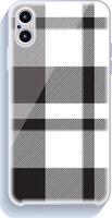 Smartphone cover design mockup. Template geometric pattern for mobile phone back part. Flat design. vector