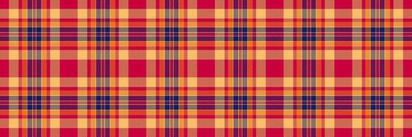Creativity pattern texture, coat textile seamless fabric. Harvest check background plaid tartan in orange and red colors. vector