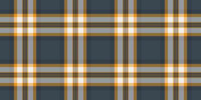 Stylish fabric textile , stage background check plaid. Blanket texture pattern tartan seamless in amber and dark colors. vector