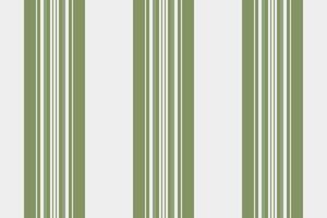Manufactory fabric seamless, geometry textile background pattern. Designer texture lines stripe vertical in white and green colors. vector