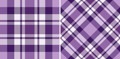 Check background fabric of tartan pattern plaid with a textile texture seamless. Set in winter colors of new year celebration ideas. vector