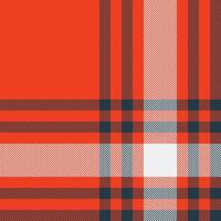 Plaid check pattern. Seamless fabric texture. Tartan textile print. vector