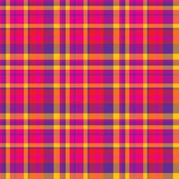 Plaid seamless pattern. background of textile ornament. Flat fabric design. vector