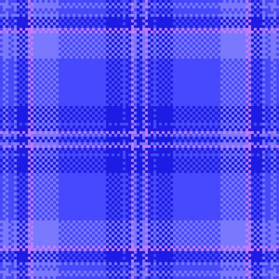 Diamond fabric pattern textile, countryside tartan check . Straight plaid background seamless texture in indigo and blue colors.