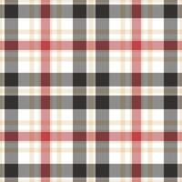 Plaid seamless pattern. Check fabric texture. textile print. vector