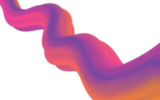 abstract colorful fluid background design template vector