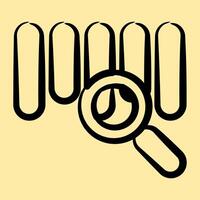 Icon barcode review. Barcode and qr code elements. Icons in hand drawn style. Good for prints, posters, logo, advertisement,infographics, etc. vector