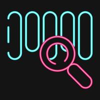 Icon barcode review. Barcode and qr code elements. Icons in neon style. Good for prints, posters, logo, advertisement,infographics, etc. vector
