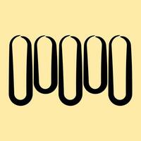 Icon barcode. Barcode and qr code elements. Icons in hand drawn style. Good for prints, posters, logo, advertisement,infographics, etc. vector