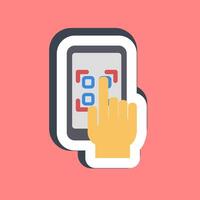Sticker select qr code. Barcode and qr code elements. Good for prints, posters, logo, advertisement,infographics, etc. vector
